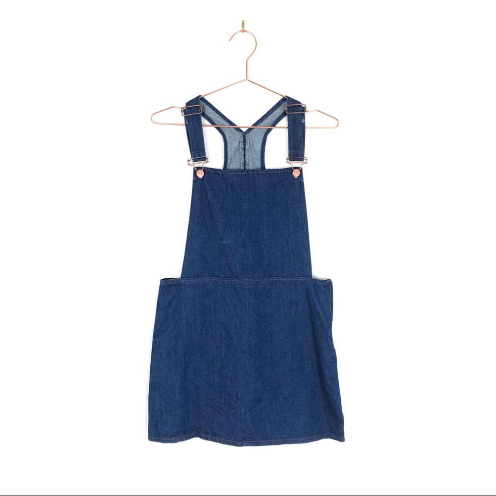 [Topshop] Moto Overall Denim Jean Dress